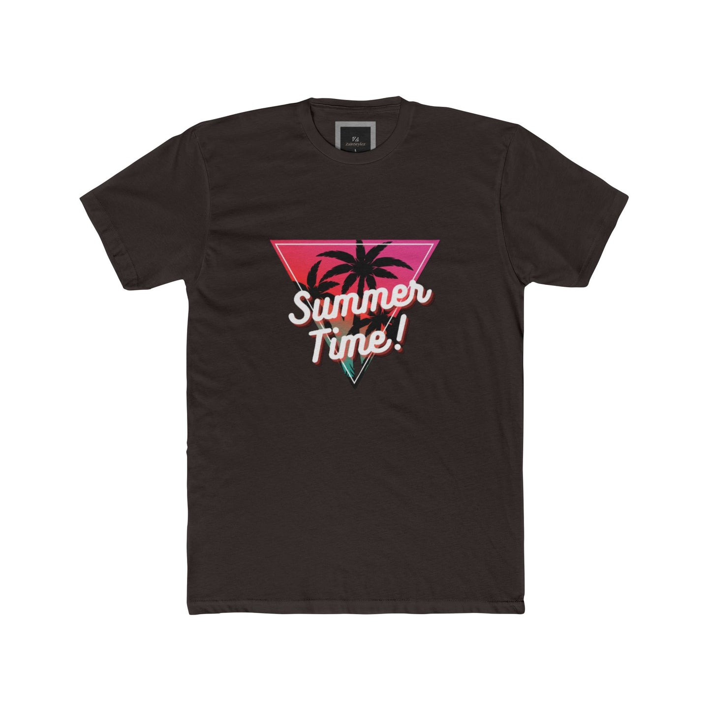 Summer Time Cotton Crew Tee