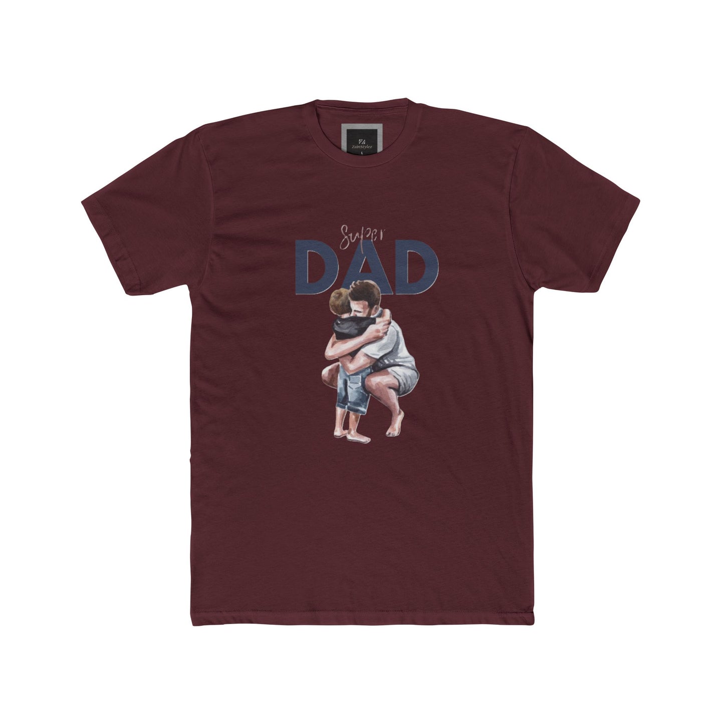 Super Dad Cotton Crew Tee - Father's Day Gift, Family T-Shirt, Gift for Dad, Casual Wear, Parent Shirt