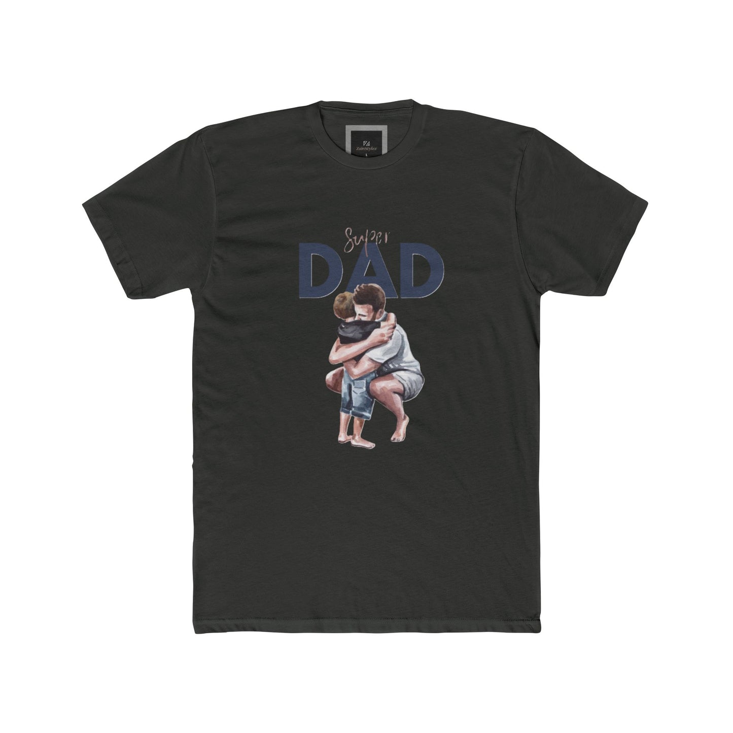Super Dad Cotton Crew Tee - Father's Day Gift, Family T-Shirt, Gift for Dad, Casual Wear, Parent Shirt