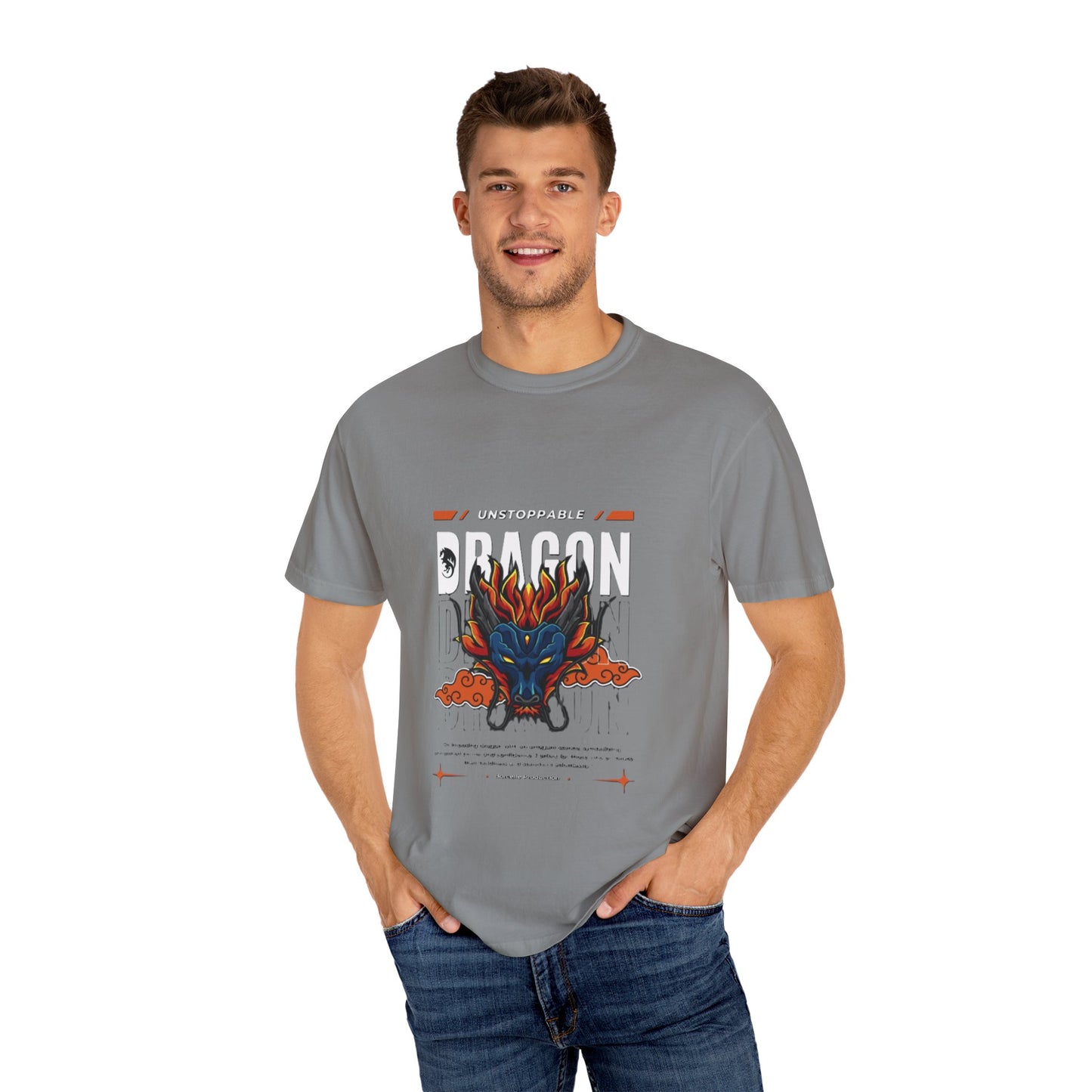 Unstoppable Dragon T-Shirt, Cool Graphic Tee, Gift for Anime Fans, Casual Wear, Unique Dragon Art, Streetwear Style