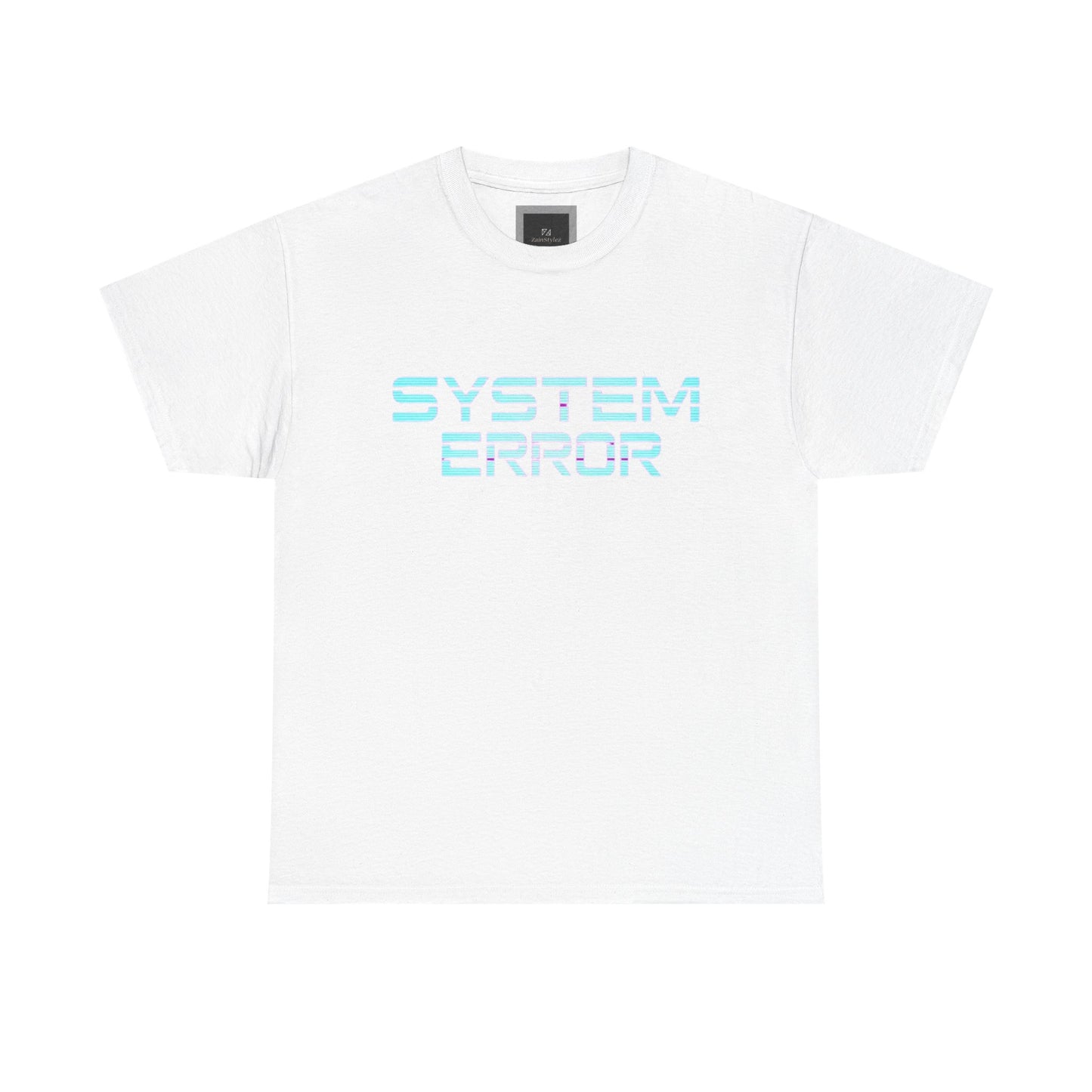 System Error Heavy Cotton Tee, Retro Graphic Shirt, Tech Humor Tee, Casual Everyday Wear, Gift for Geeks, Unique Statement T-Shirt