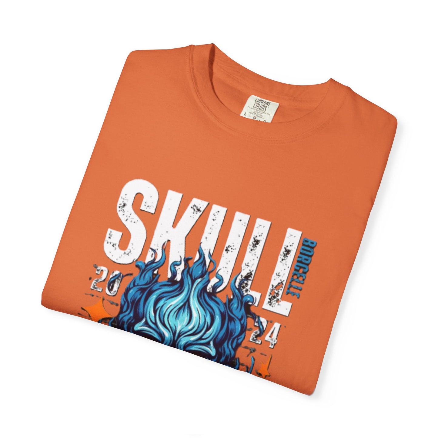 Skull Fire T-Shirt | Edgy Graphic Tee for Casual Wear, Perfect for Halloween, Music Festivals, Gift for Him/Her, Skull Lovers
