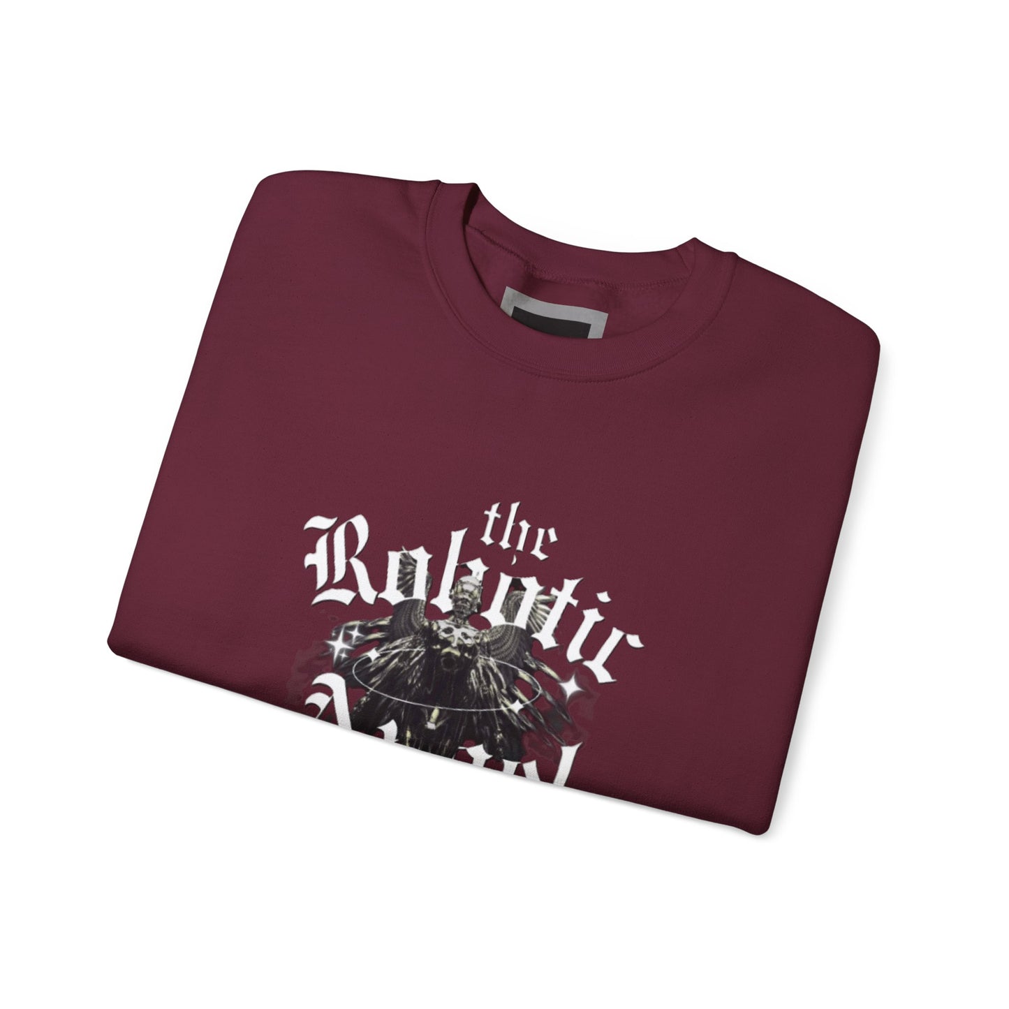 Robotic Angel Sweatshirt, Cozy Crewneck, Unique Graphic Sweatshirt, Perfect Gift, Trendy Streetwear, Perfect for Every Season