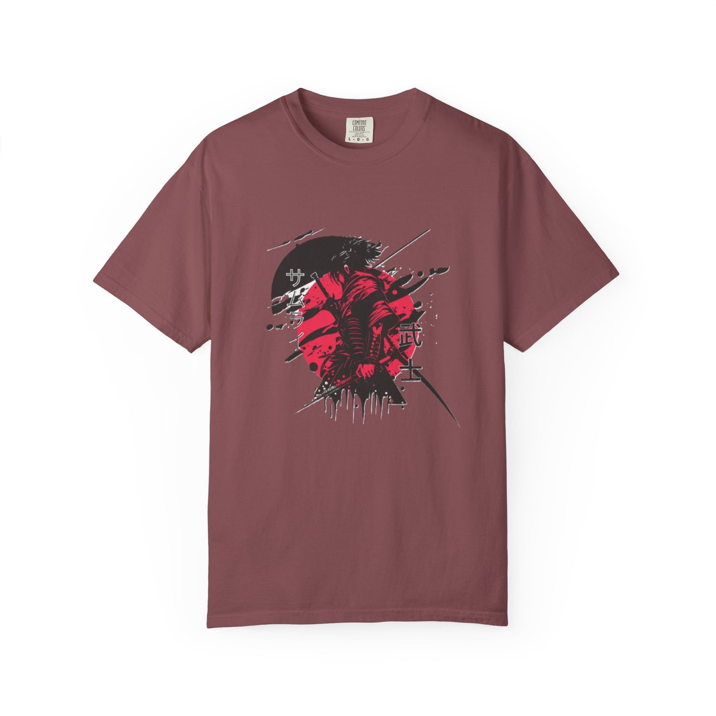 Garment-Dyed Graphic Tee, Artistic Casual Wear for Nature Lovers, Cool Summer Tee, Unique Gift for Art Enthusiasts, Streetwear