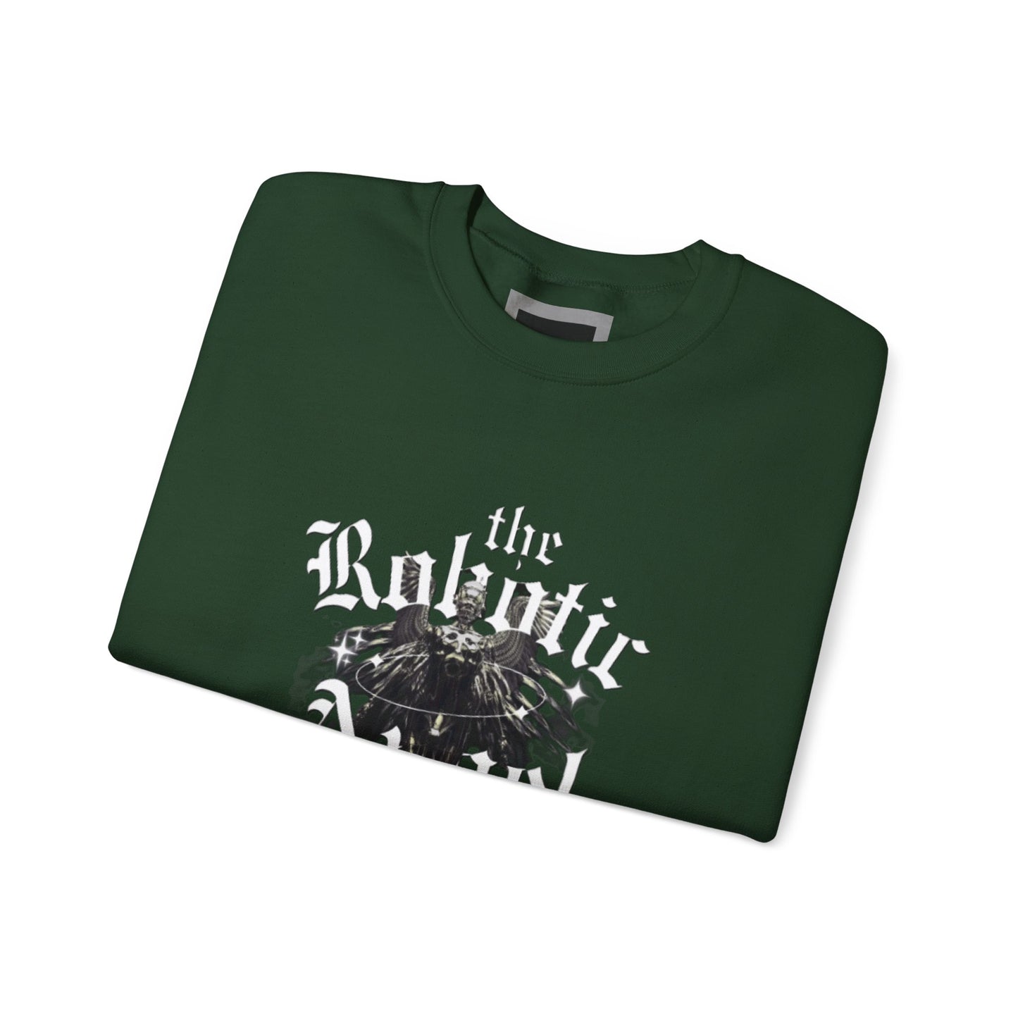 Robotic Angel Sweatshirt, Cozy Crewneck, Unique Graphic Sweatshirt, Perfect Gift, Trendy Streetwear, Perfect for Every Season