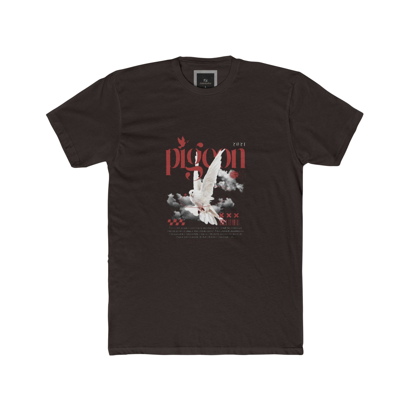 Cotton Tee - Pigeon Graphics Design