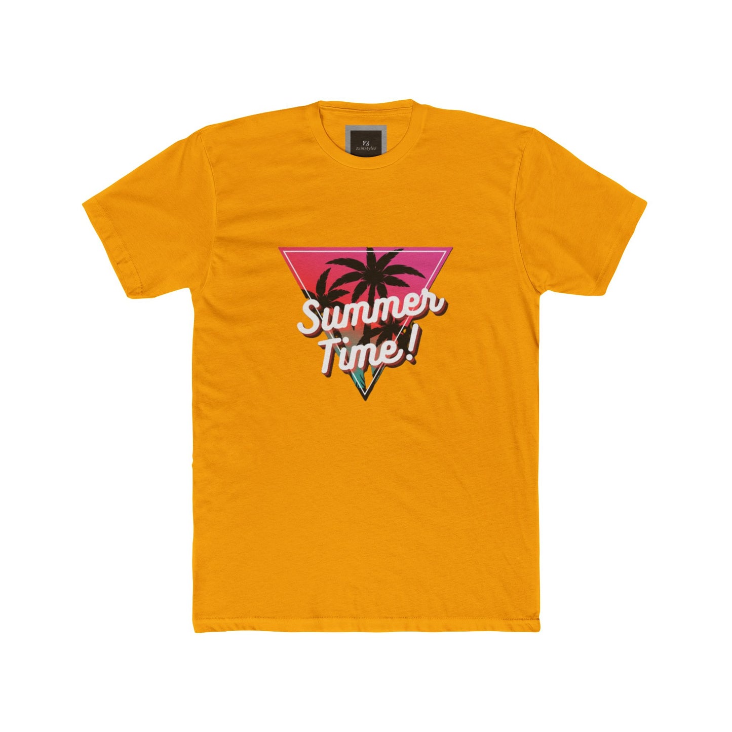 Summer Time Cotton Crew Tee