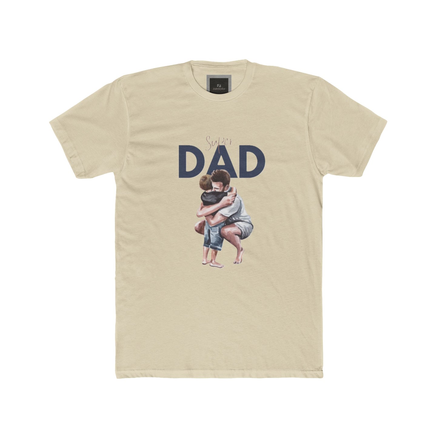 Super Dad Cotton Crew Tee - Father's Day Gift, Family T-Shirt, Gift for Dad, Casual Wear, Parent Shirt