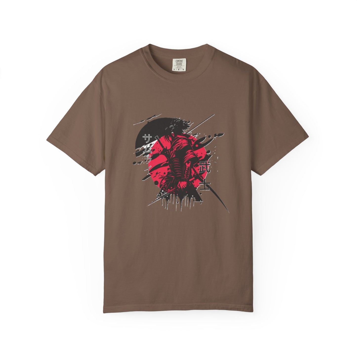 Garment-Dyed Graphic Tee, Artistic Casual Wear for Nature Lovers, Cool Summer Tee, Unique Gift for Art Enthusiasts, Streetwear