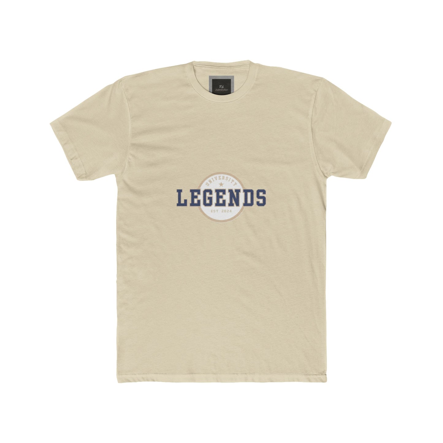 Legends Cotton Crew Tee, Casual Graphic Tee, Sports Fan Shirt, Gift for Him, Vintage Style T-shirt