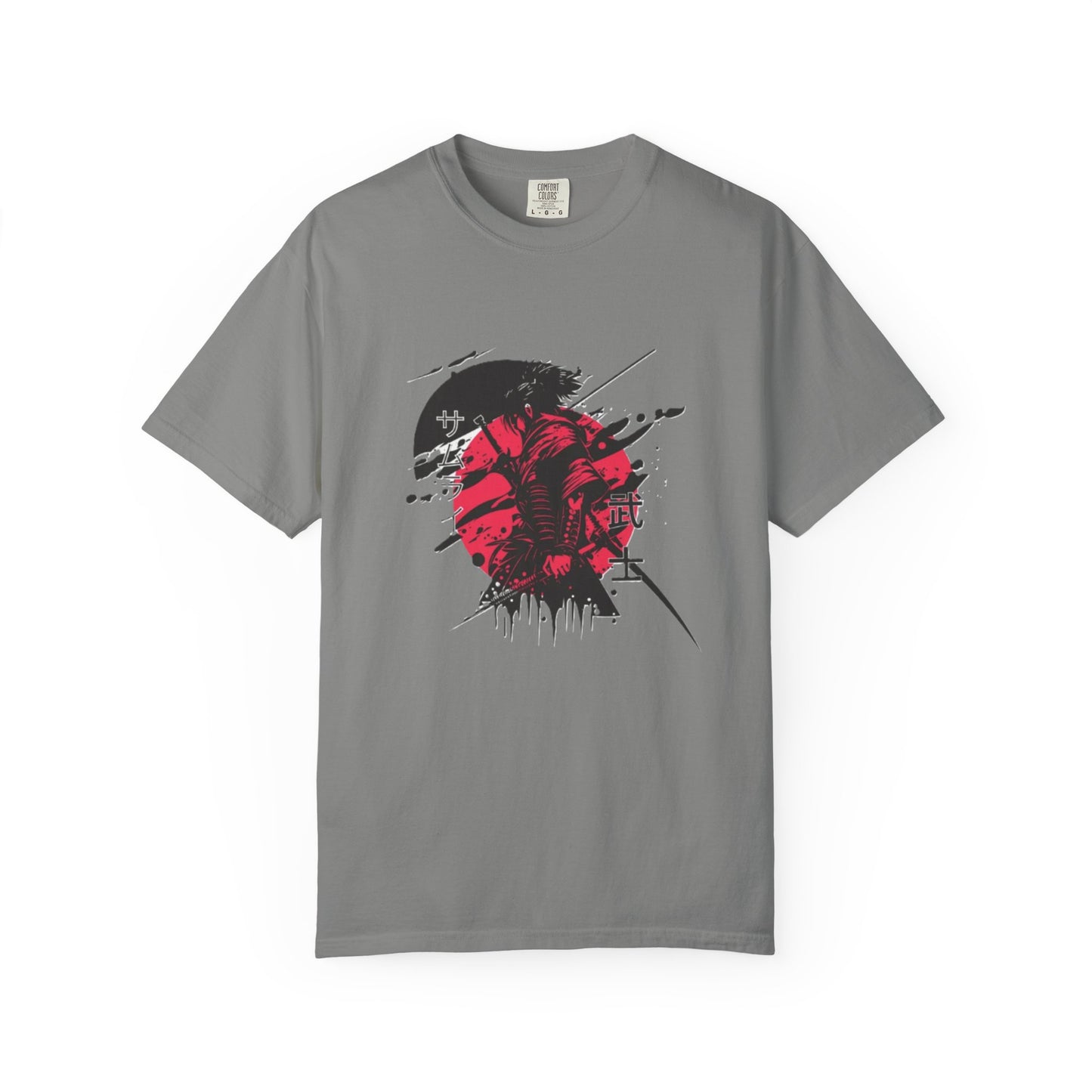 Garment-Dyed Graphic Tee, Artistic Casual Wear for Nature Lovers, Cool Summer Tee, Unique Gift for Art Enthusiasts, Streetwear