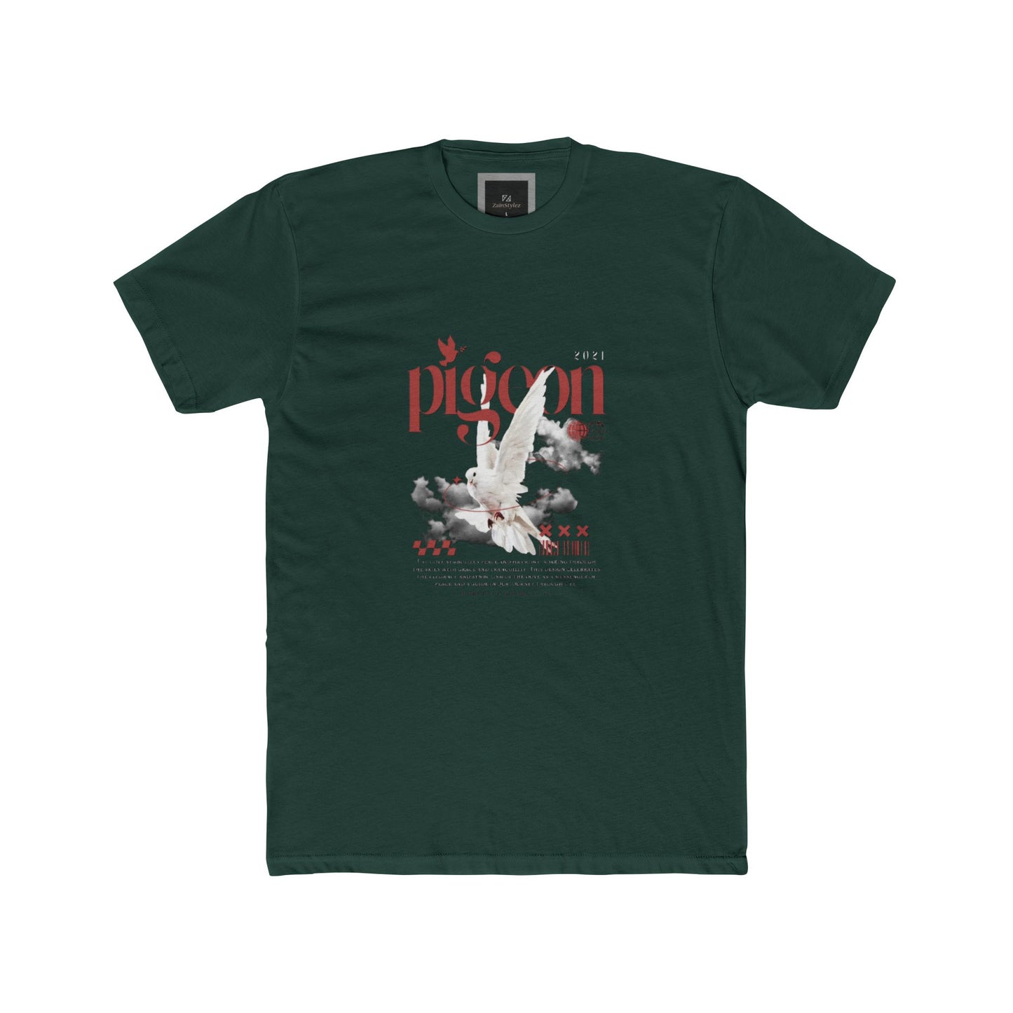 Cotton Tee - Pigeon Graphics Design