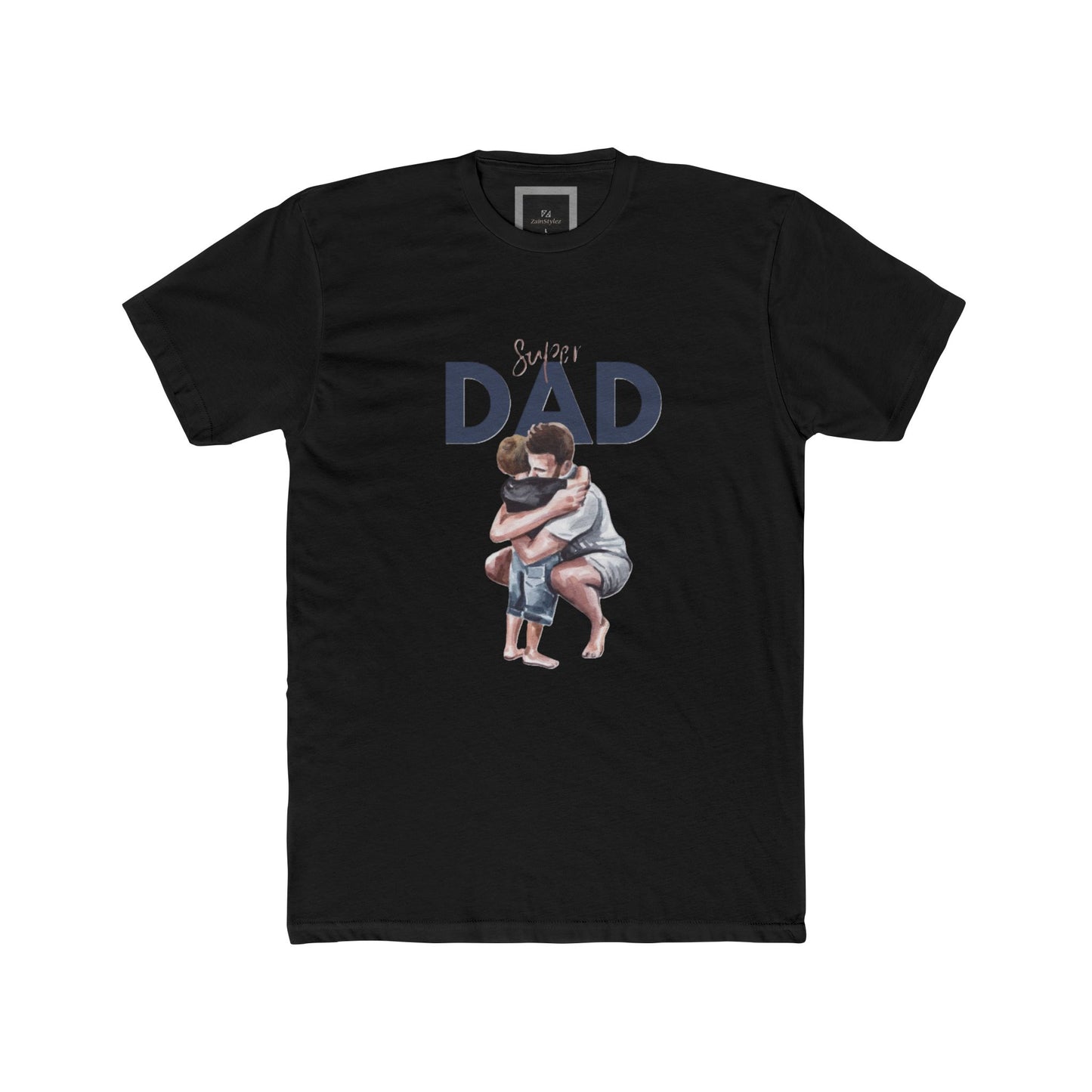 Super Dad Cotton Crew Tee - Father's Day Gift, Family T-Shirt, Gift for Dad, Casual Wear, Parent Shirt