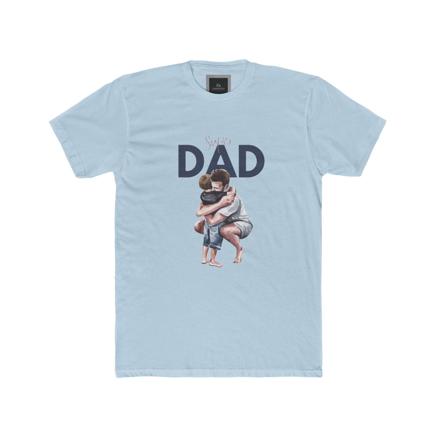 Super Dad Cotton Crew Tee - Father's Day Gift, Family T-Shirt, Gift for Dad, Casual Wear, Parent Shirt