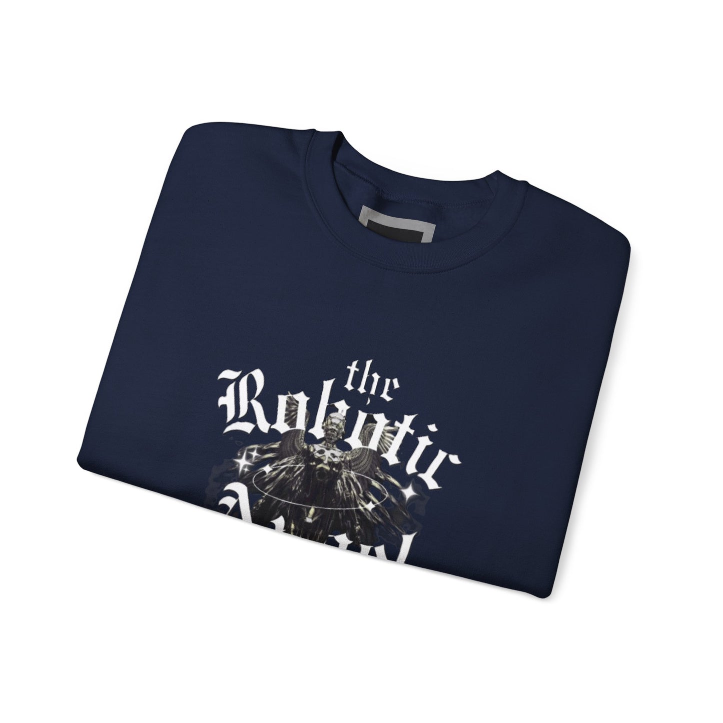 Robotic Angel Sweatshirt, Cozy Crewneck, Unique Graphic Sweatshirt, Perfect Gift, Trendy Streetwear, Perfect for Every Season