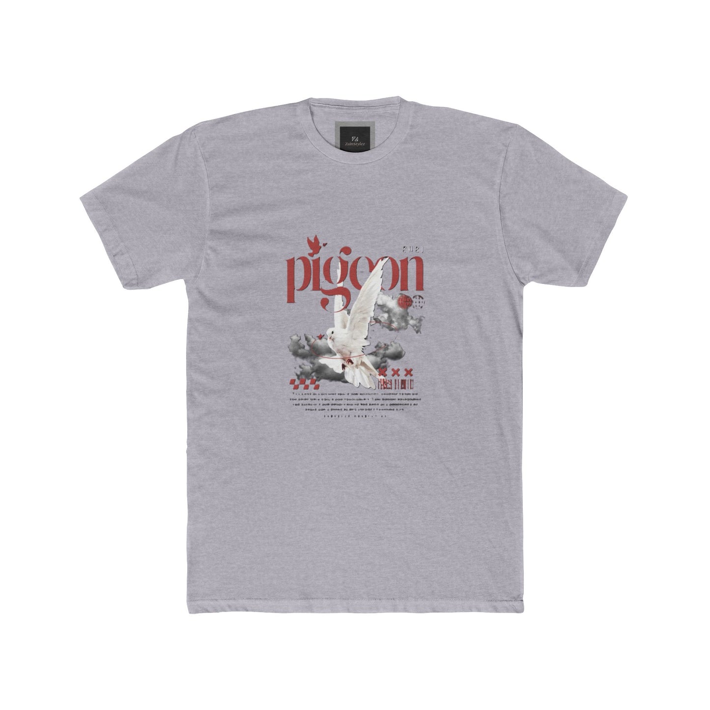 Cotton Tee - Pigeon Graphics Design