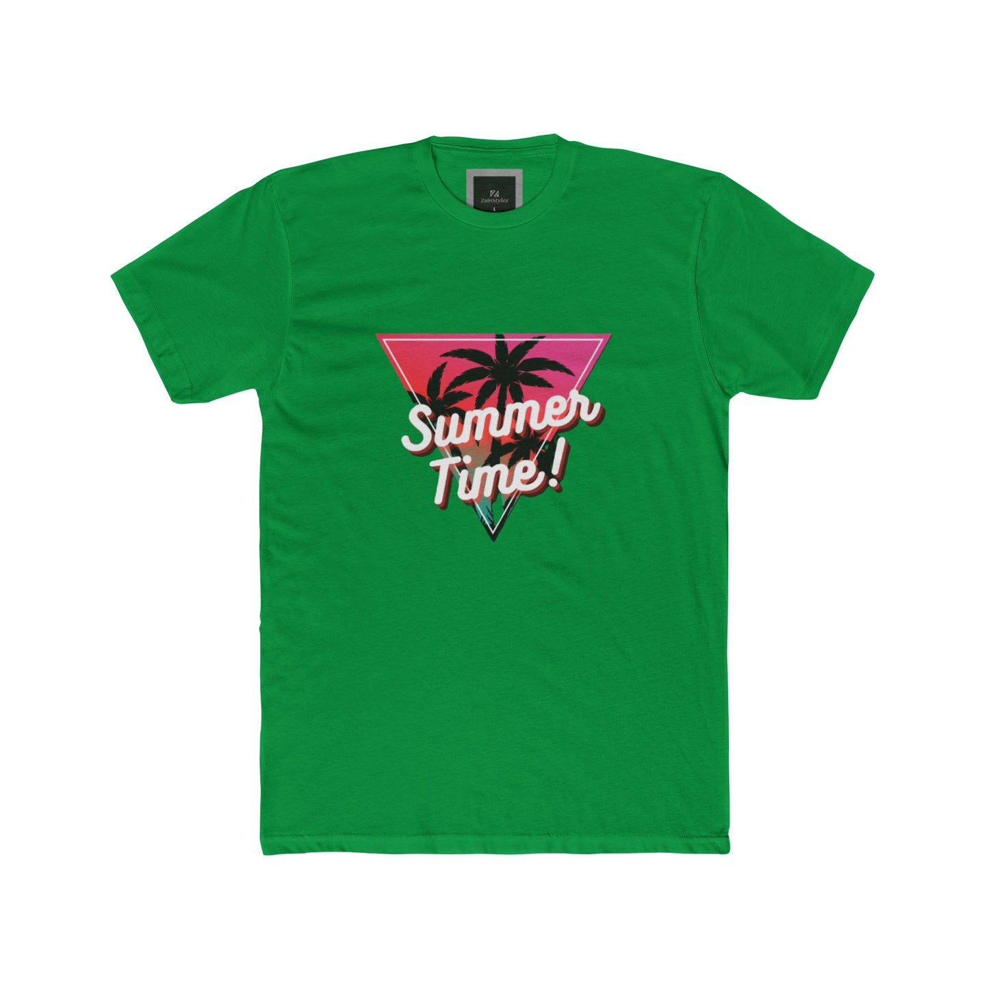 Summer Time Cotton Crew Tee