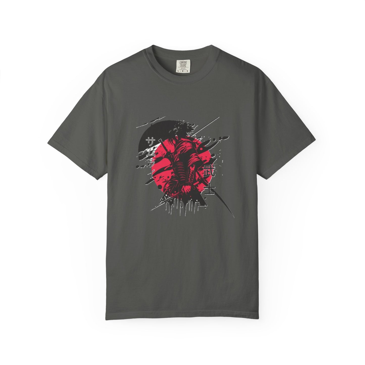 Garment-Dyed Graphic Tee, Artistic Casual Wear for Nature Lovers, Cool Summer Tee, Unique Gift for Art Enthusiasts, Streetwear