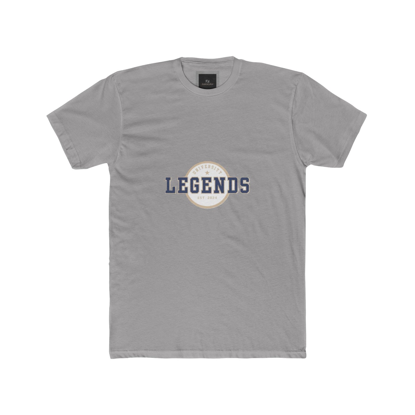 Legends Cotton Crew Tee, Casual Graphic Tee, Sports Fan Shirt, Gift for Him, Vintage Style T-shirt