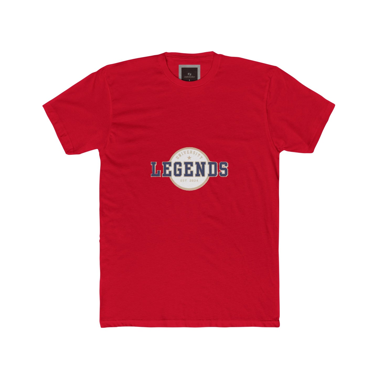 Legends Cotton Crew Tee, Casual Graphic Tee, Sports Fan Shirt, Gift for Him, Vintage Style T-shirt