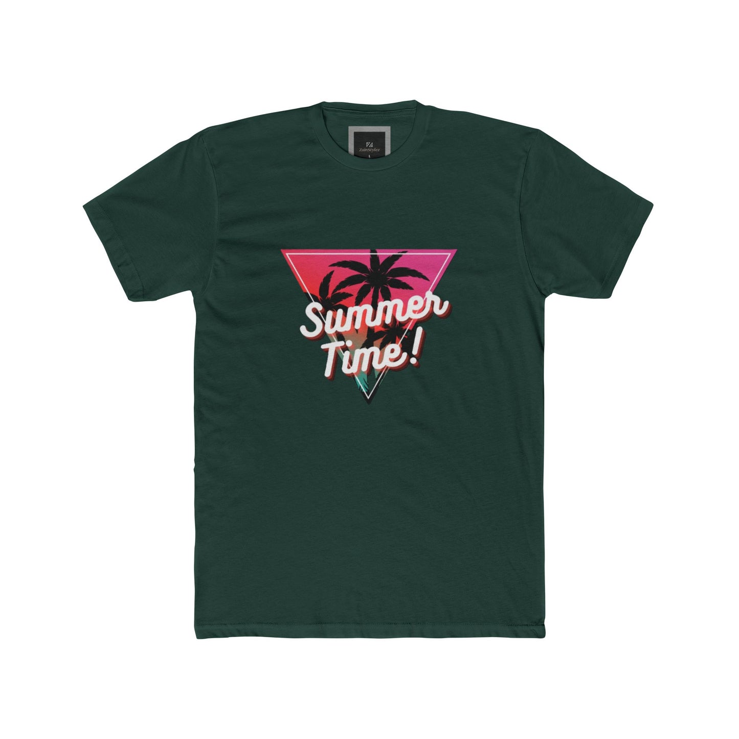 Summer Time Cotton Crew Tee