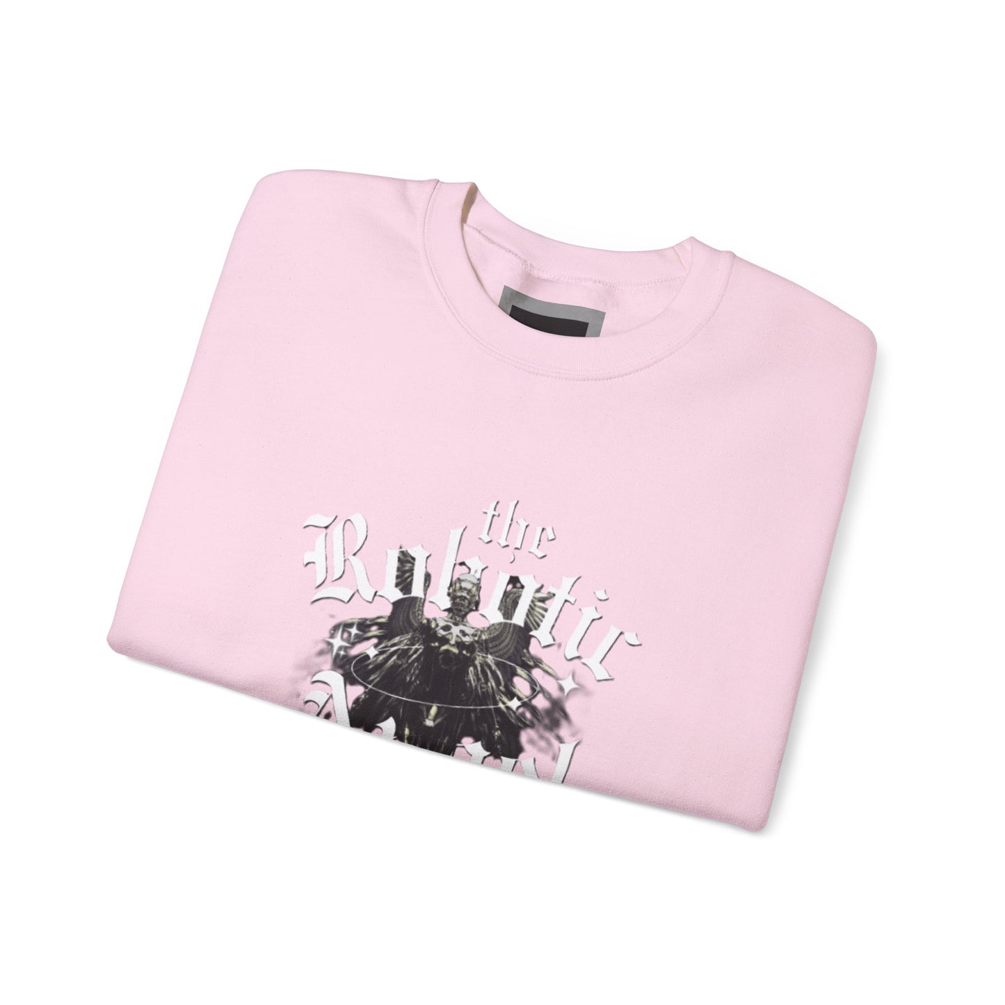 Robotic Angel Sweatshirt, Cozy Crewneck, Unique Graphic Sweatshirt, Perfect Gift, Trendy Streetwear, Perfect for Every Season