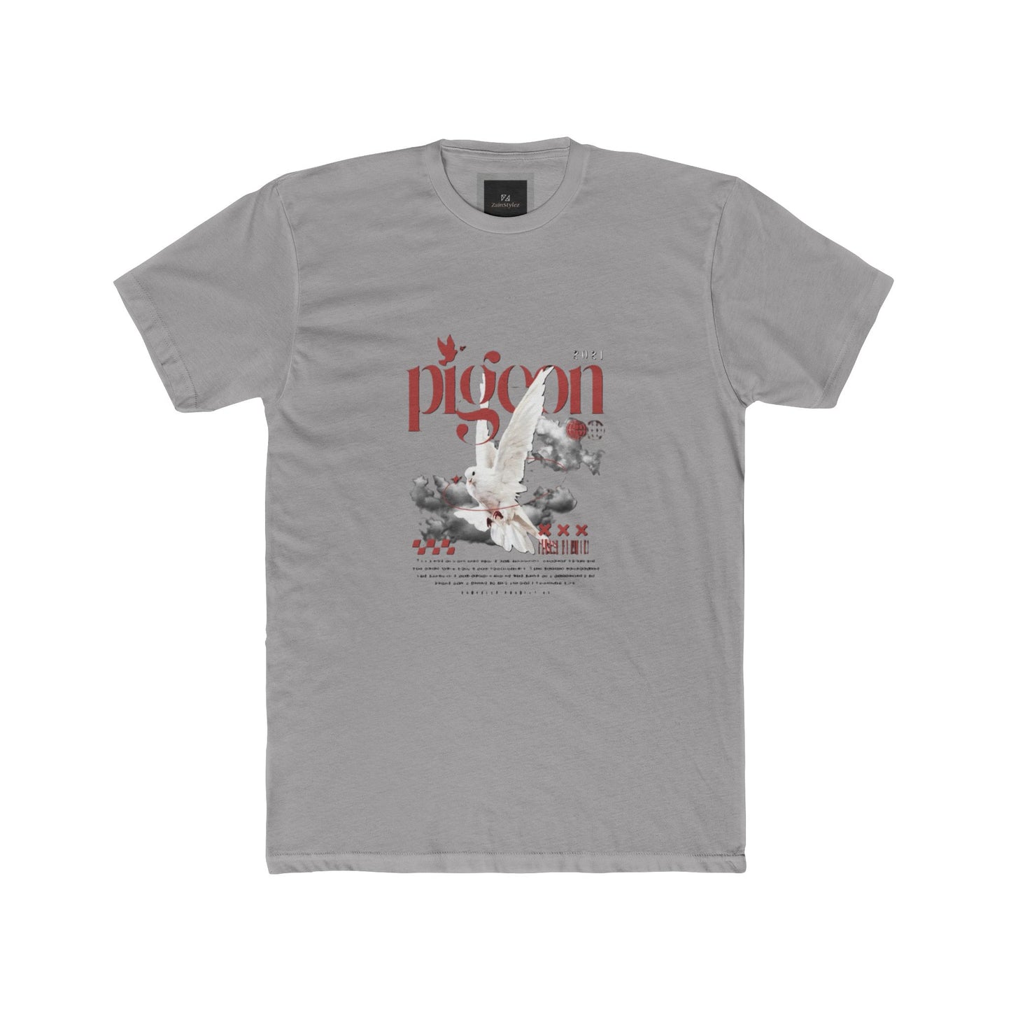 Cotton Tee - Pigeon Graphics Design