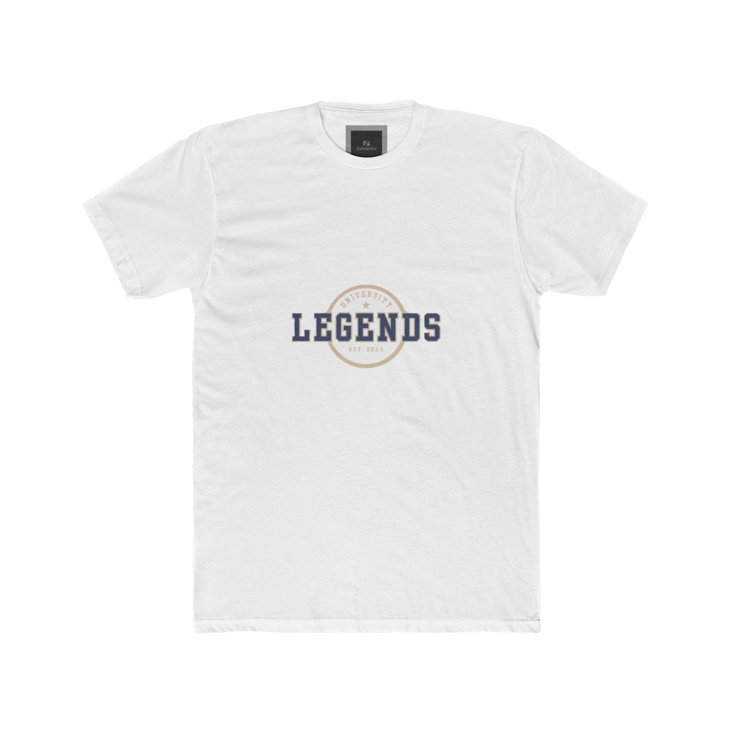 Legends Cotton Crew Tee, Casual Graphic Tee, Sports Fan Shirt, Gift for Him, Vintage Style T-shirt