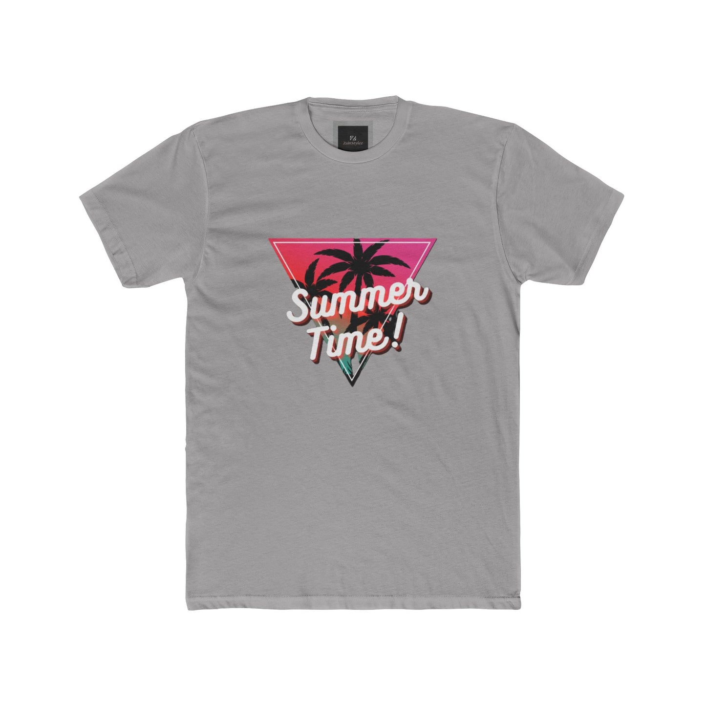 Summer Time Cotton Crew Tee