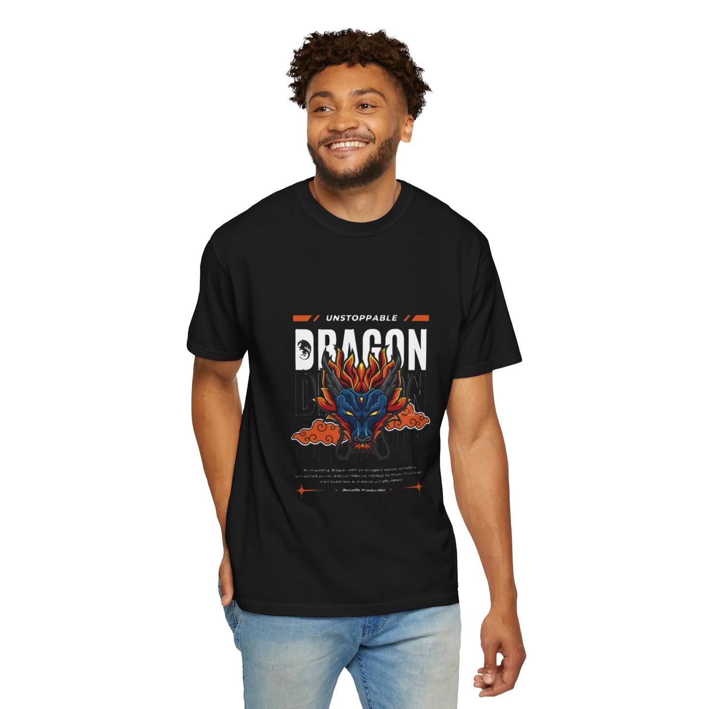 Unstoppable Dragon T-Shirt, Cool Graphic Tee, Gift for Anime Fans, Casual Wear, Unique Dragon Art, Streetwear Style