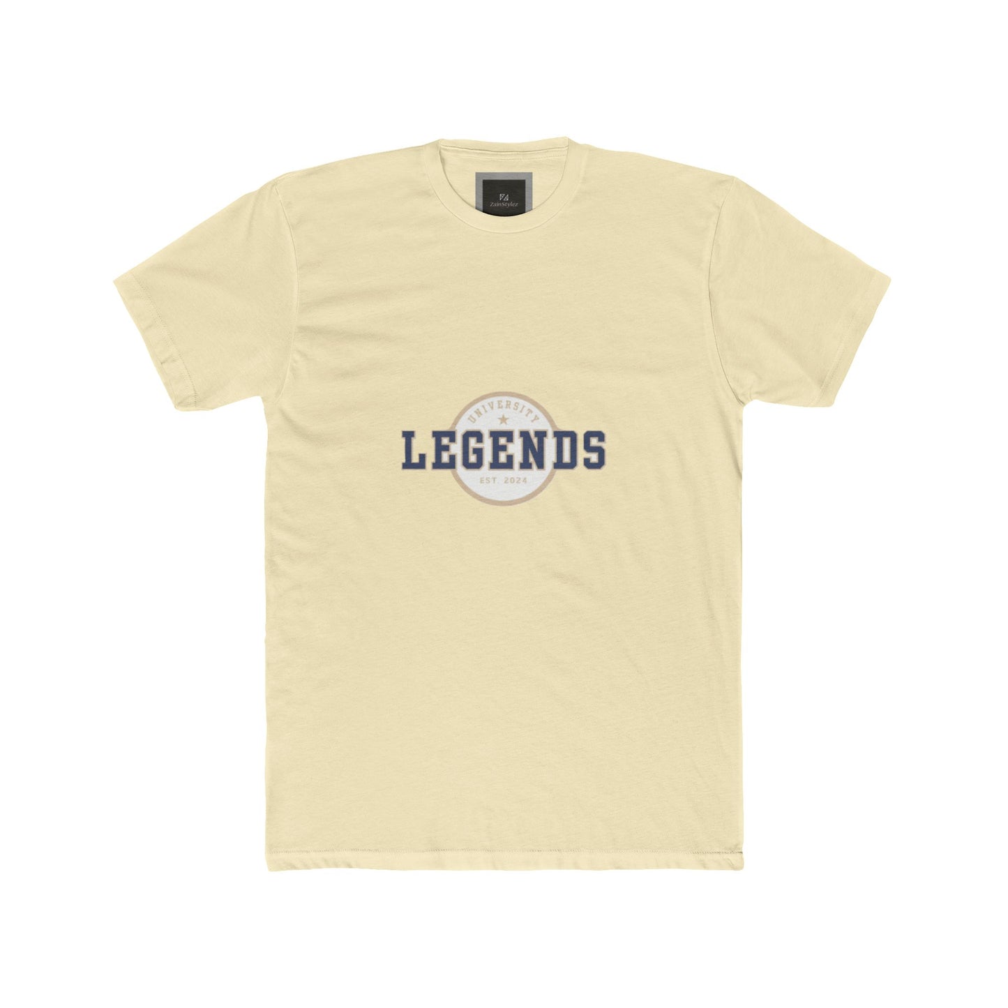 Legends Cotton Crew Tee, Casual Graphic Tee, Sports Fan Shirt, Gift for Him, Vintage Style T-shirt