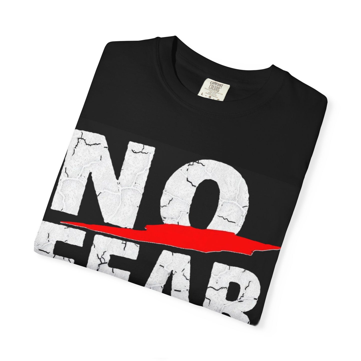 Garment-Dyed T-Shirt with Bold Red Design - Casual Streetwear, Graphic Tee, Everyday Wear, Gift for Him/Her, Artsy Vibes