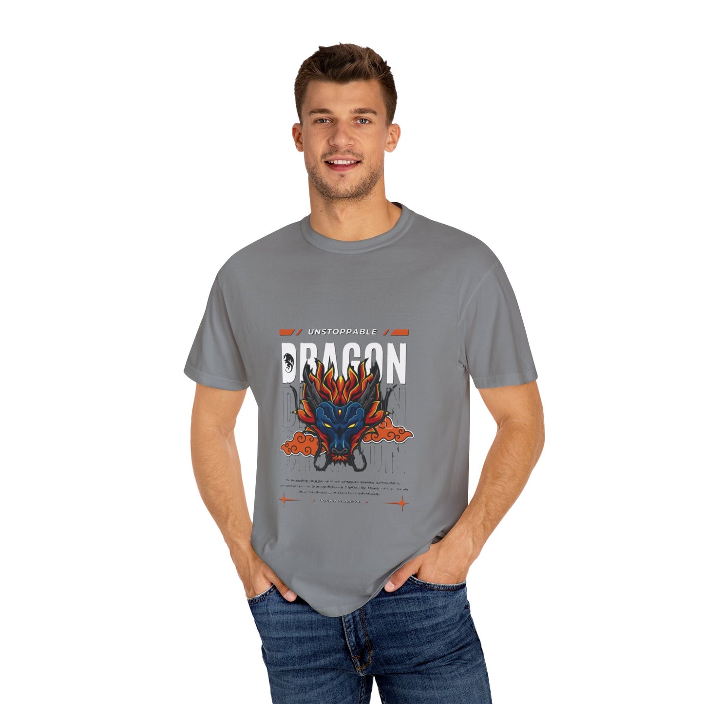 Unstoppable Dragon T-Shirt, Cool Graphic Tee, Gift for Anime Fans, Casual Wear, Unique Dragon Art, Streetwear Style