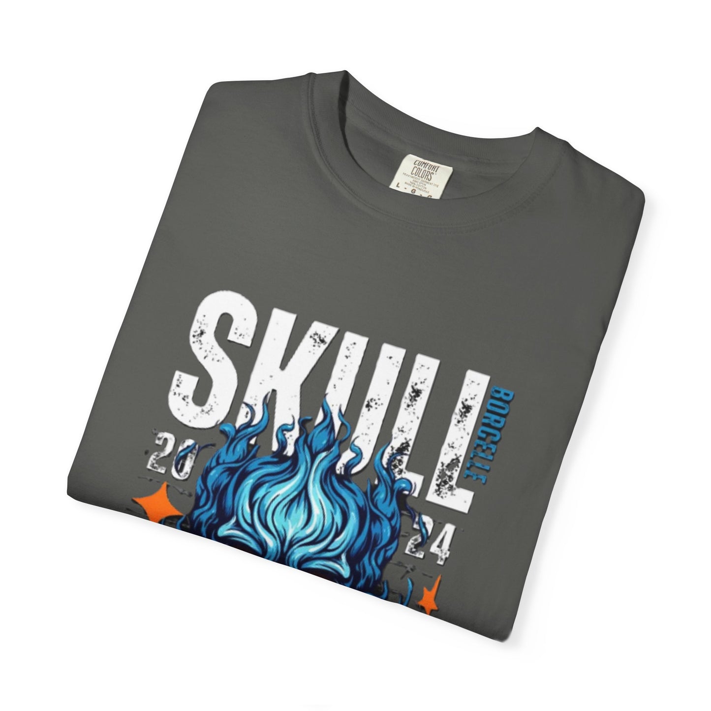 Skull Fire T-Shirt | Edgy Graphic Tee for Casual Wear, Perfect for Halloween, Music Festivals, Gift for Him/Her, Skull Lovers
