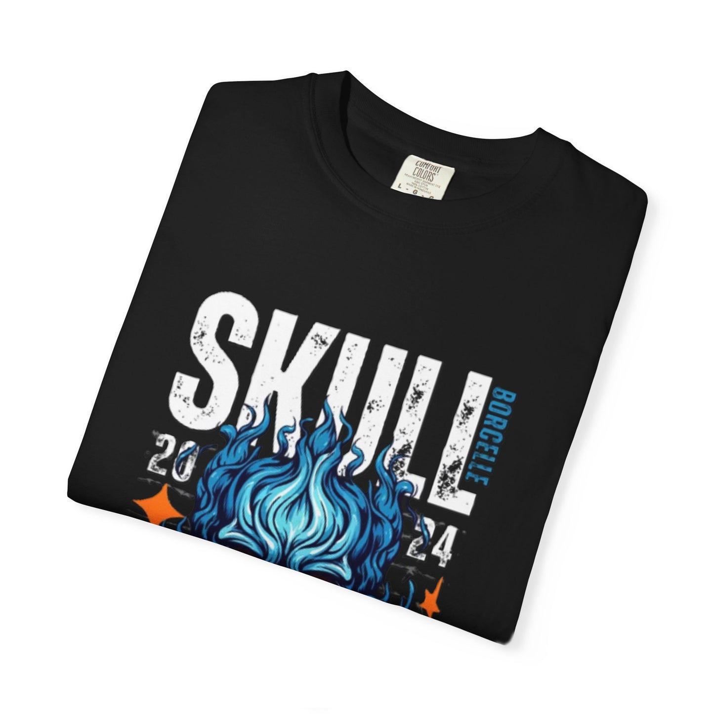 Skull Fire T-Shirt | Edgy Graphic Tee for Casual Wear, Perfect for Halloween, Music Festivals, Gift for Him/Her, Skull Lovers