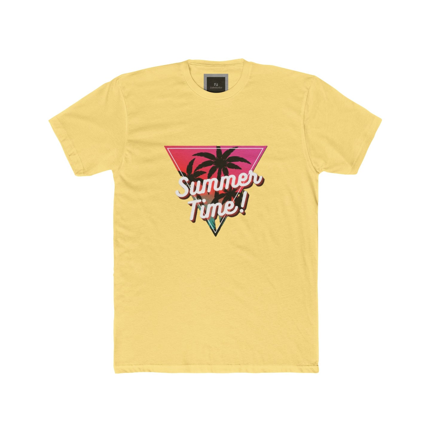 Summer Time Cotton Crew Tee