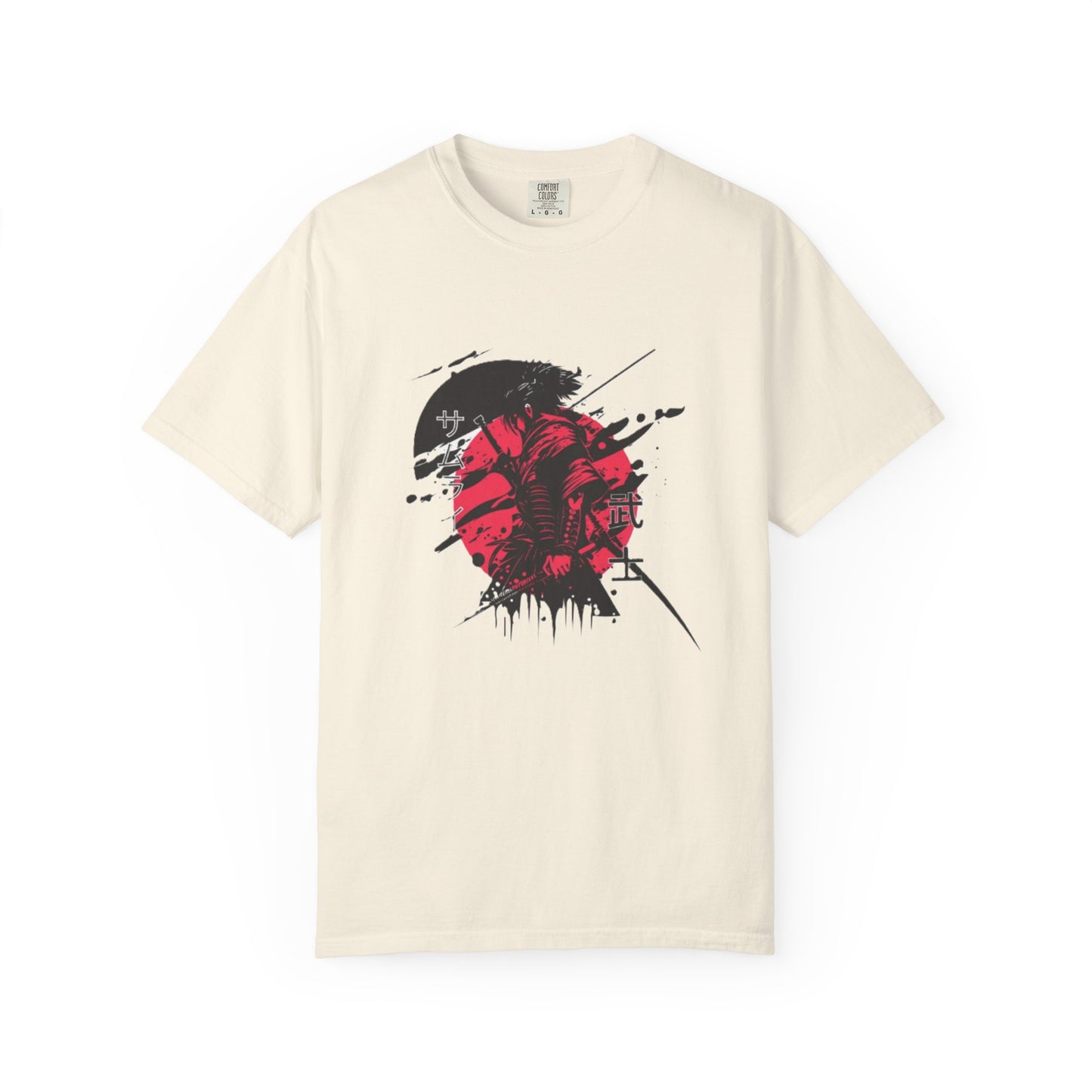 Garment-Dyed Graphic Tee, Artistic Casual Wear for Nature Lovers, Cool Summer Tee, Unique Gift for Art Enthusiasts, Streetwear