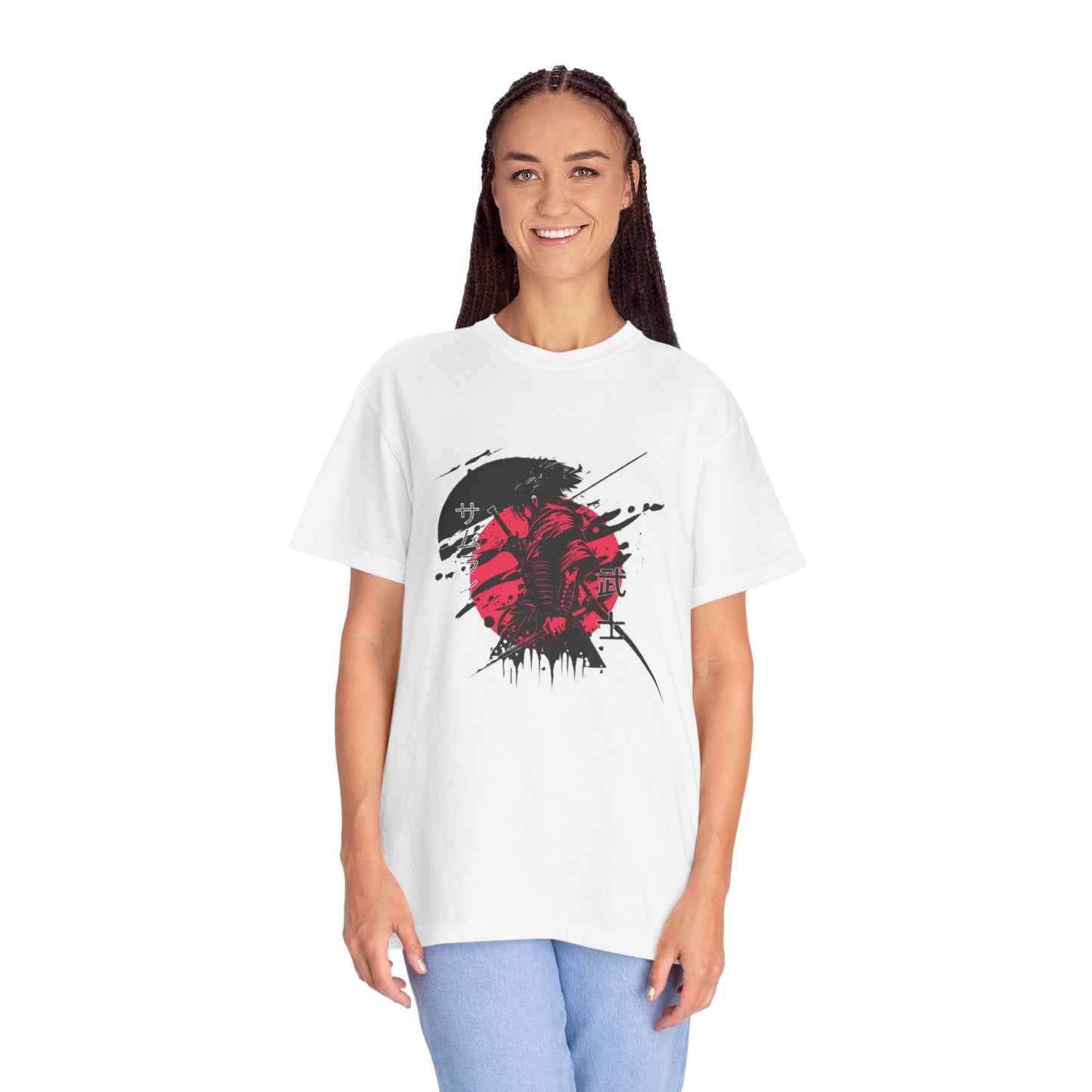 Garment-Dyed Graphic Tee, Artistic Casual Wear for Nature Lovers, Cool Summer Tee, Unique Gift for Art Enthusiasts, Streetwear