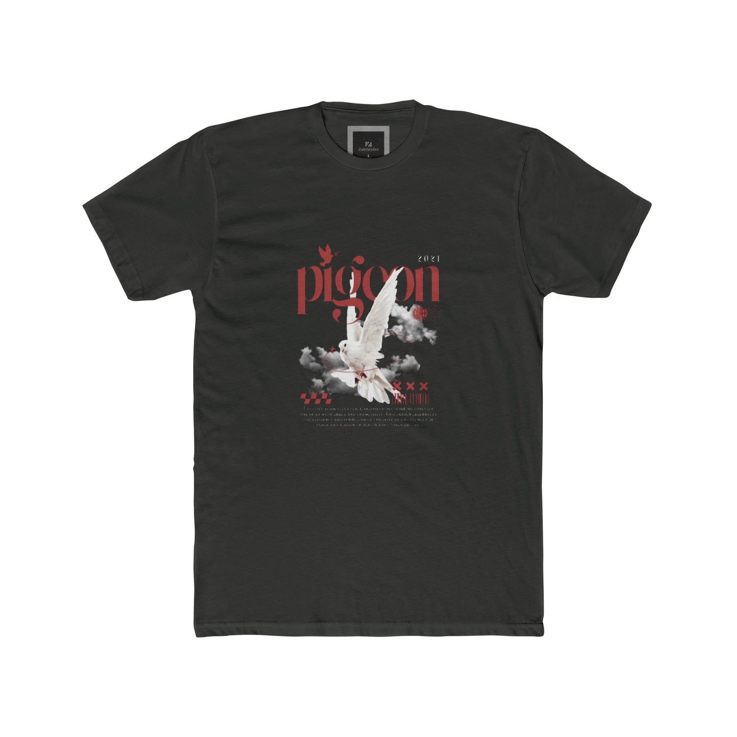 Cotton Tee - Pigeon Graphics Design