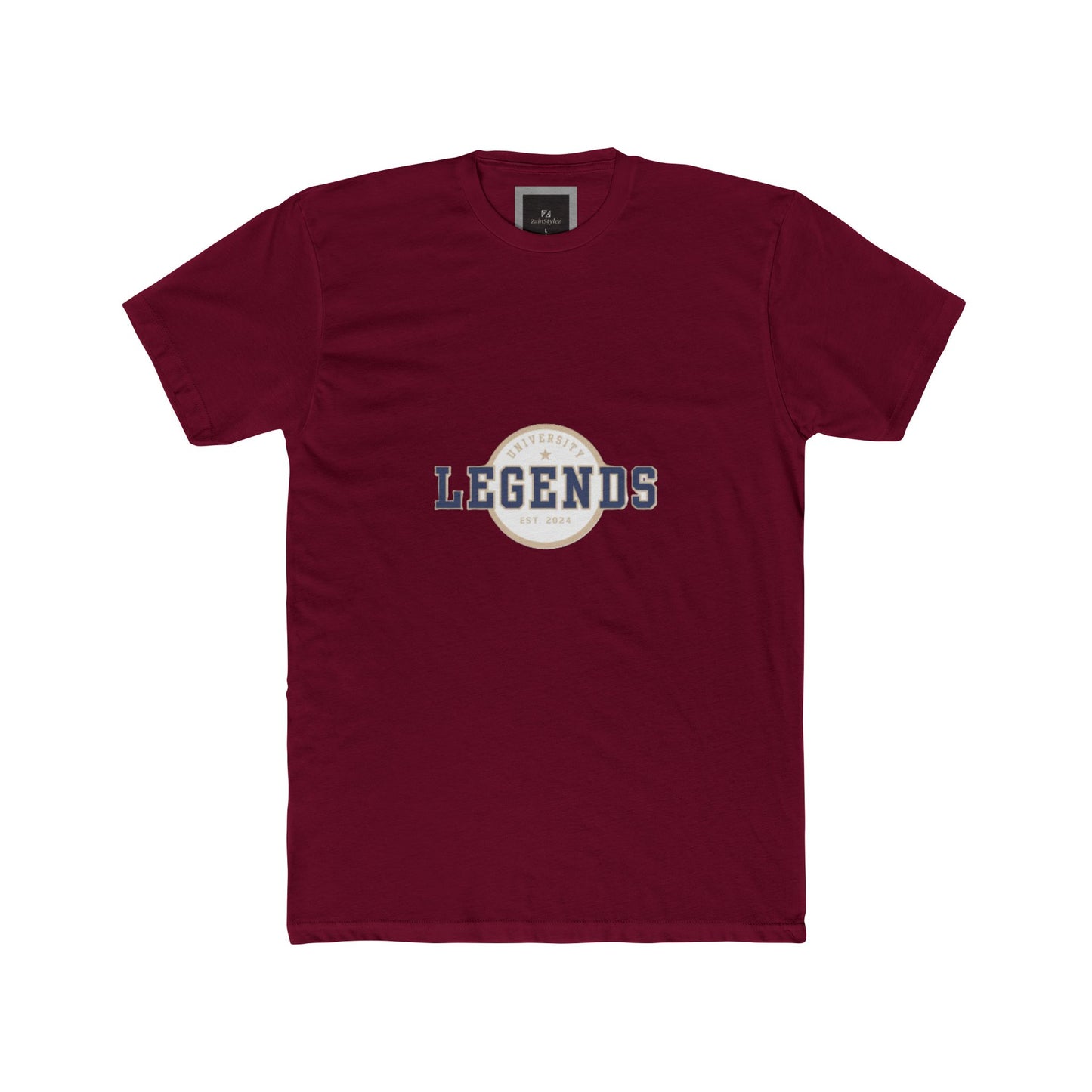 Legends Cotton Crew Tee, Casual Graphic Tee, Sports Fan Shirt, Gift for Him, Vintage Style T-shirt