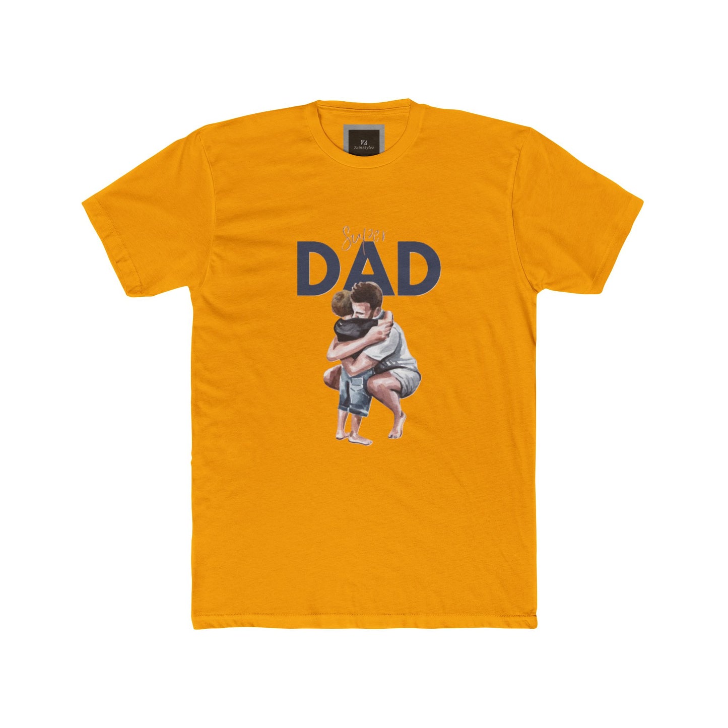 Super Dad Cotton Crew Tee - Father's Day Gift, Family T-Shirt, Gift for Dad, Casual Wear, Parent Shirt