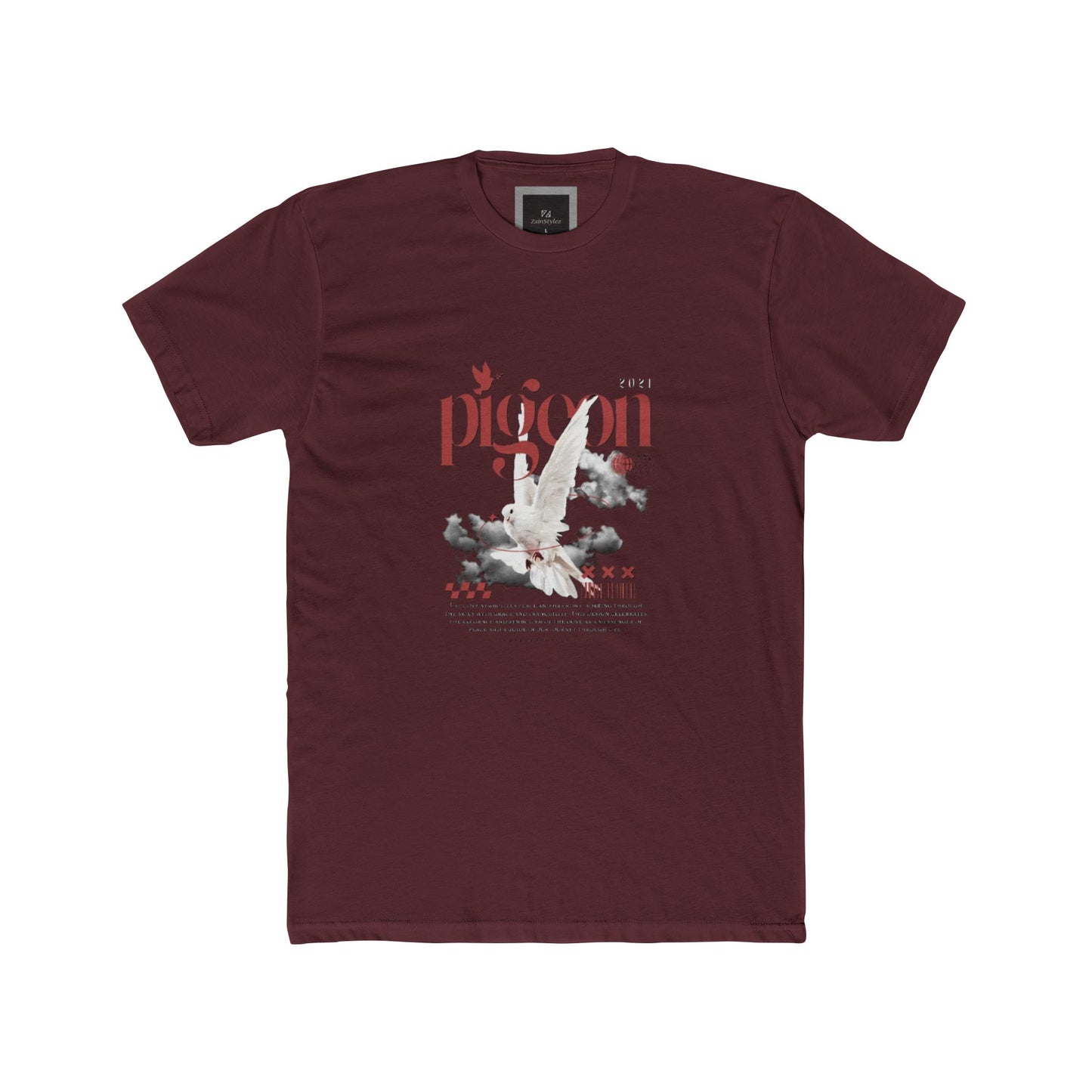 Cotton Tee - Pigeon Graphics Design