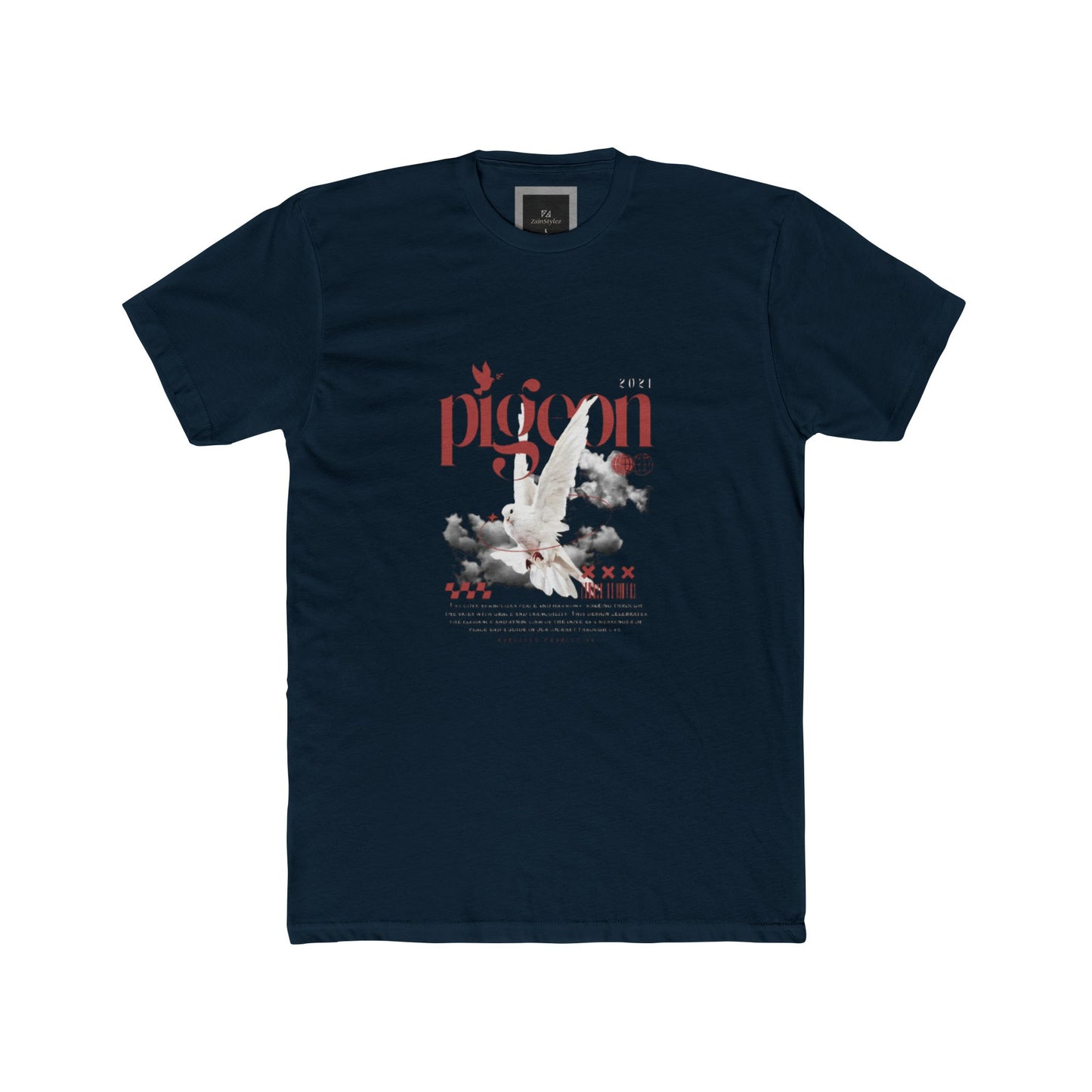 Cotton Tee - Pigeon Graphics Design