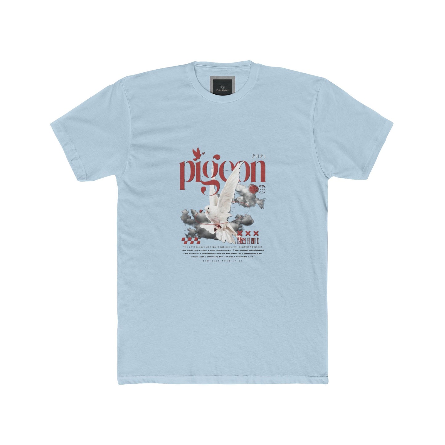 Cotton Tee - Pigeon Graphics Design