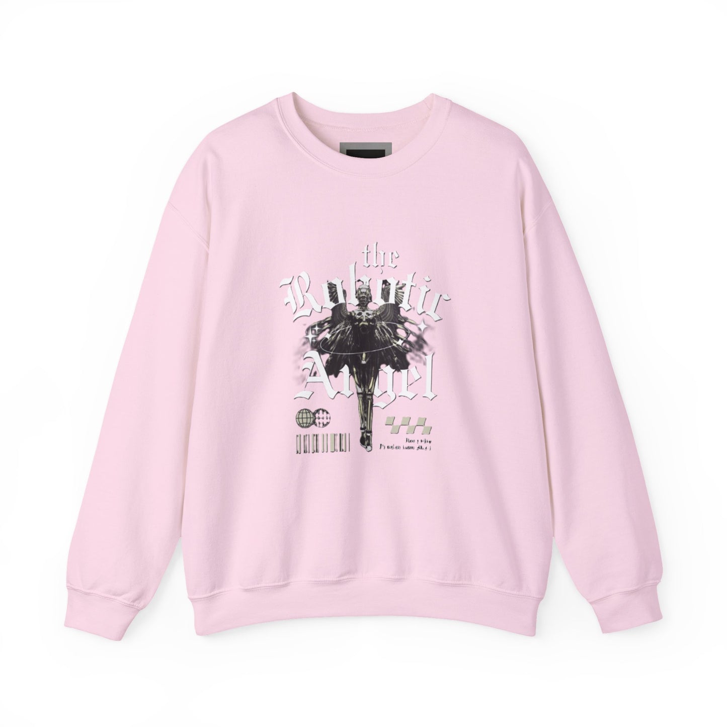 Robotic Angel Sweatshirt, Cozy Crewneck, Unique Graphic Sweatshirt, Perfect Gift, Trendy Streetwear, Perfect for Every Season