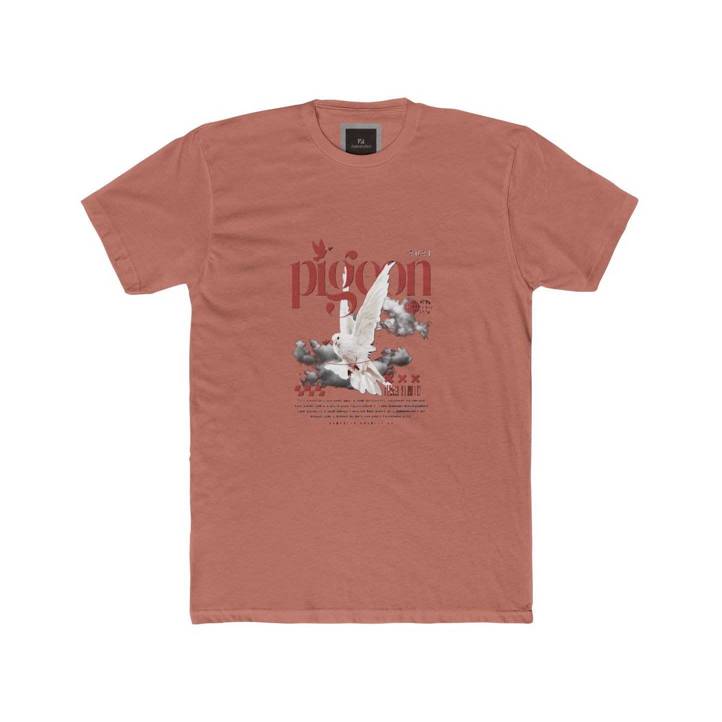 Cotton Tee - Pigeon Graphics Design