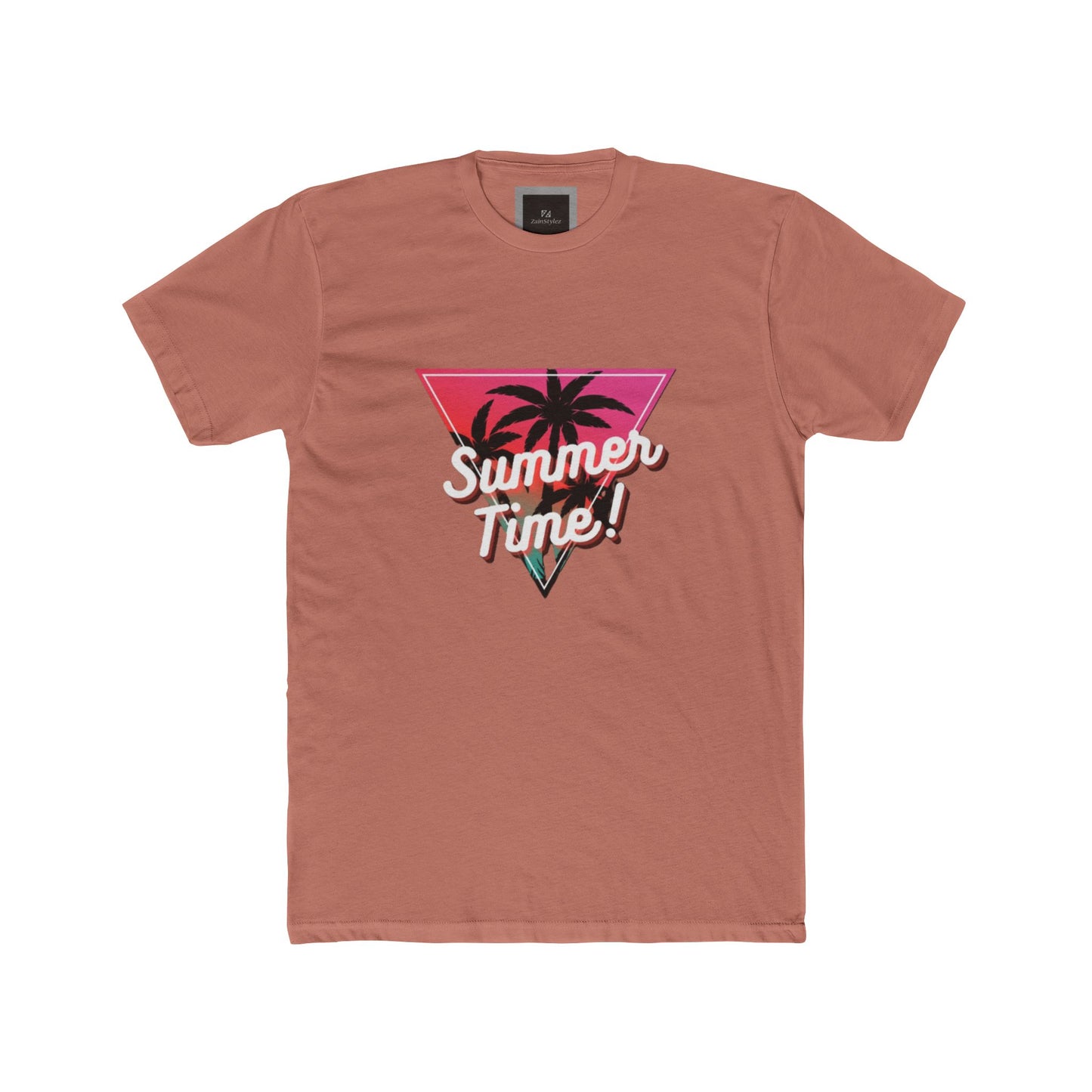 Summer Time Cotton Crew Tee