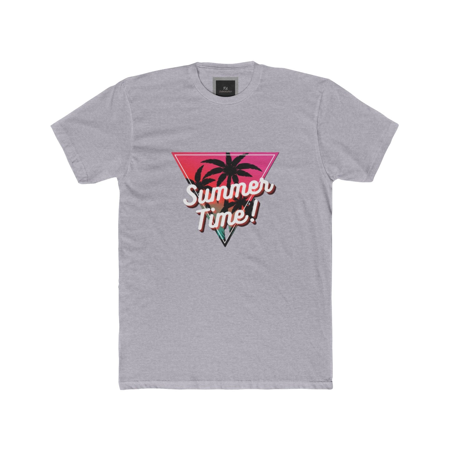 Summer Time Cotton Crew Tee