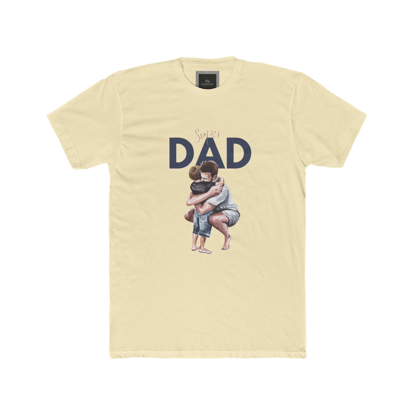 Super Dad Cotton Crew Tee - Father's Day Gift, Family T-Shirt, Gift for Dad, Casual Wear, Parent Shirt