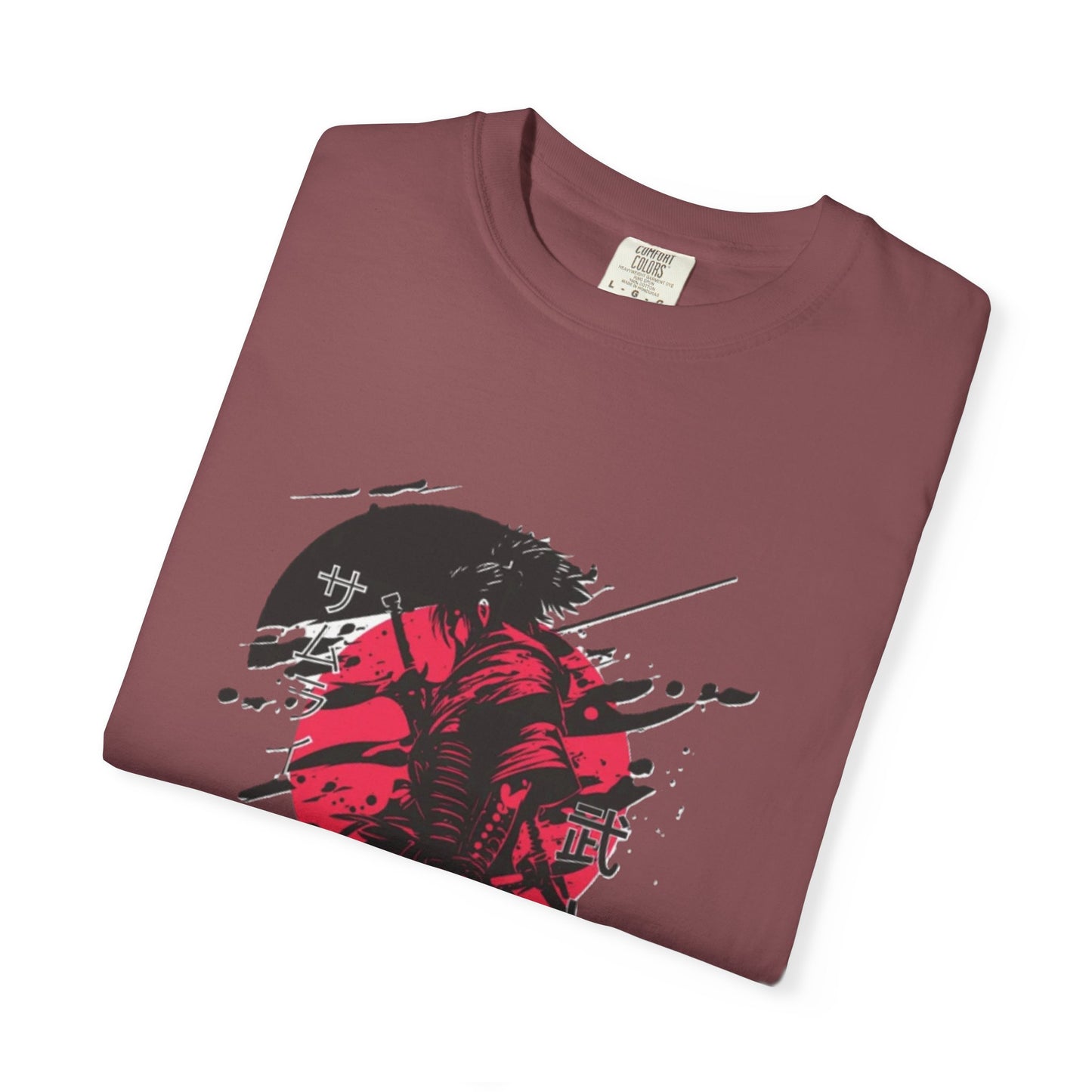 Garment-Dyed Graphic Tee, Artistic Casual Wear for Nature Lovers, Cool Summer Tee, Unique Gift for Art Enthusiasts, Streetwear
